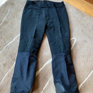 VTG Roffe ski pants Mens size 38 long Black Wool Blend Winter. 38" waist